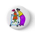 Disabled Girl Buttons