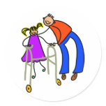 Disabled Girl stickers