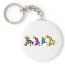 Disabled Kids Key Chain