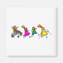 Disabled Kids Magnet