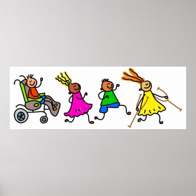 Disabled Kids Posters by prawny