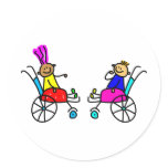 Disabled Kids Stickers