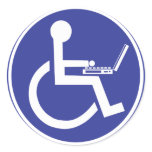 DISABLED LAPTOP stickers