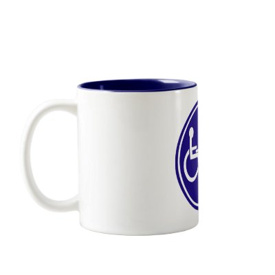DISABLED PARAPLEGIA FRIEND TABLE MUG by Sofia_Youshi