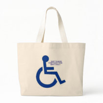 disabled sign bag