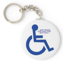 disabled sign keychains