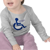 disabled sign t shirt