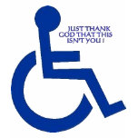 disabled sign t-shirts
