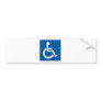 Disabled Street Sign Bumper Sticker