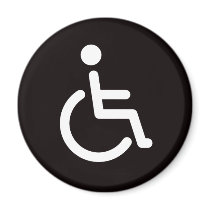 Disabled symbol magnet