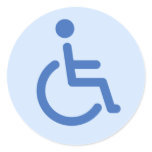 Disabled symbol sticker