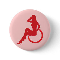 Disabled women are 100% women! pinback buttons