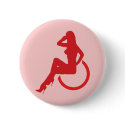 Disabled women are 100% women! buttons