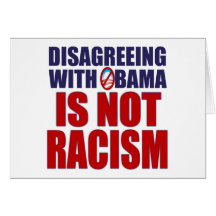 Disagreeing with Obama Greeting Card
