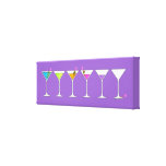 DISAPPEARING MARTINI Gallery Wrapped Canvas