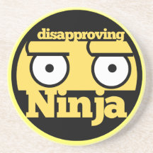 Disapproval Ninja Coasters