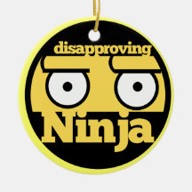 Disapproval Ninja Ornament