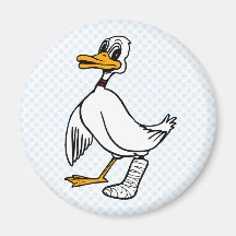 Disaster Duck Magnet