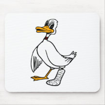 Disaster Duck Mouse Pad