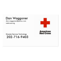 Disaster Services Technology Business Card
