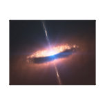 Disc galaxy canvas print
