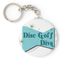 Disc Golf Diva Key Chain