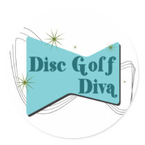 Disc Golf Diva Stickers