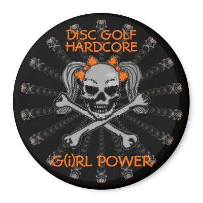 DISC GOLF HARDCORE MAGNET by hadleymonster