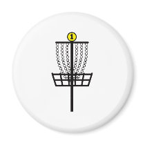 Disc Golf Hole Fridge Magnet