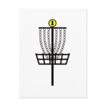 Disc Golf Hole Post Cards