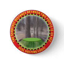 Disc Golf Logic #1 Pinback Buttons