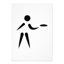 Disc golf player invitations