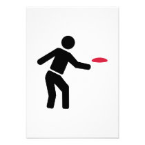 Disc golf player invitations