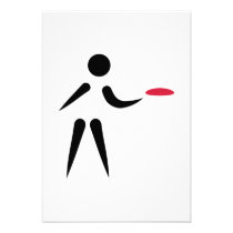 Disc golf player invitations
