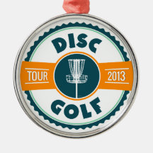Disc Golf Tour 2013 Christmas Ornaments