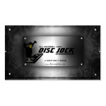 Disc Jock DJ Business Card Template