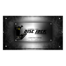 Disc Jock DJ Business Card Template