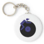 disc jockey dj music clubbing key chain