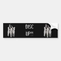 DISC UP!!! Bumper Sticker