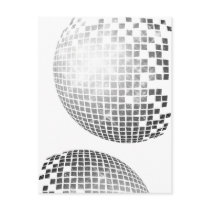 Disco Ball Fun Retro Postcard
