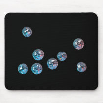 disco balls in empty space mousepad