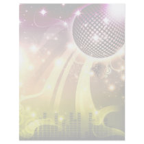 disco cityscape light flyers