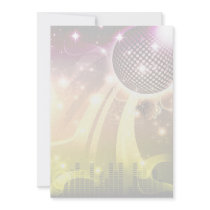 disco cityscape light personalized announcement
