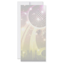 disco cityscape light full colour rack card