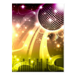 disco cityscape post cards