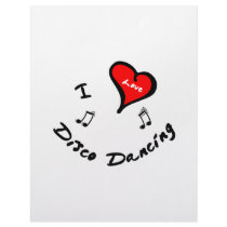 Disco Dancing Items - I Heart Disco Dancing Letterhead Design