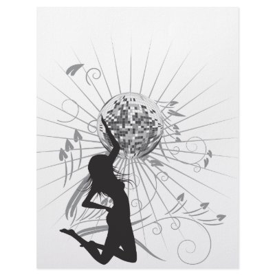 disco diva vector letterhead by doonidesigns