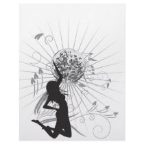 disco diva vector letterhead