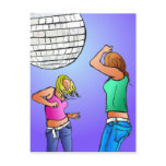 Disco Divas Postcard
