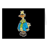 disco duck greeting card